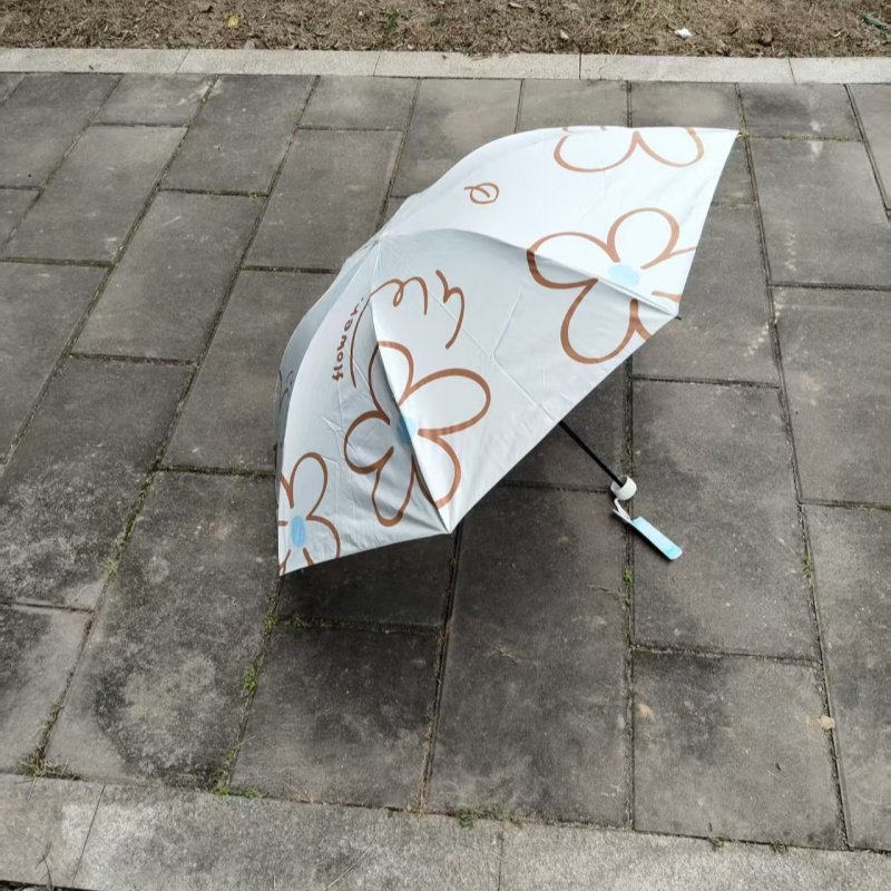 天堂伞2026新款防晒防紫外线伞印花小清新遮阳折叠便携学生晴雨伞