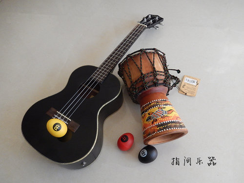 整木掏空非洲鼓小尺寸入门彩绘