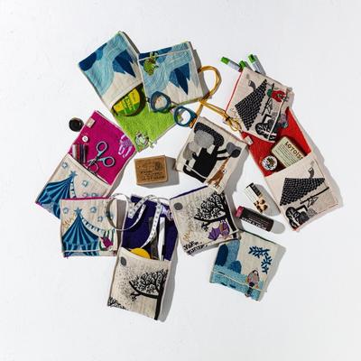 毛巾手帕收纳袋日本刺绣手帕