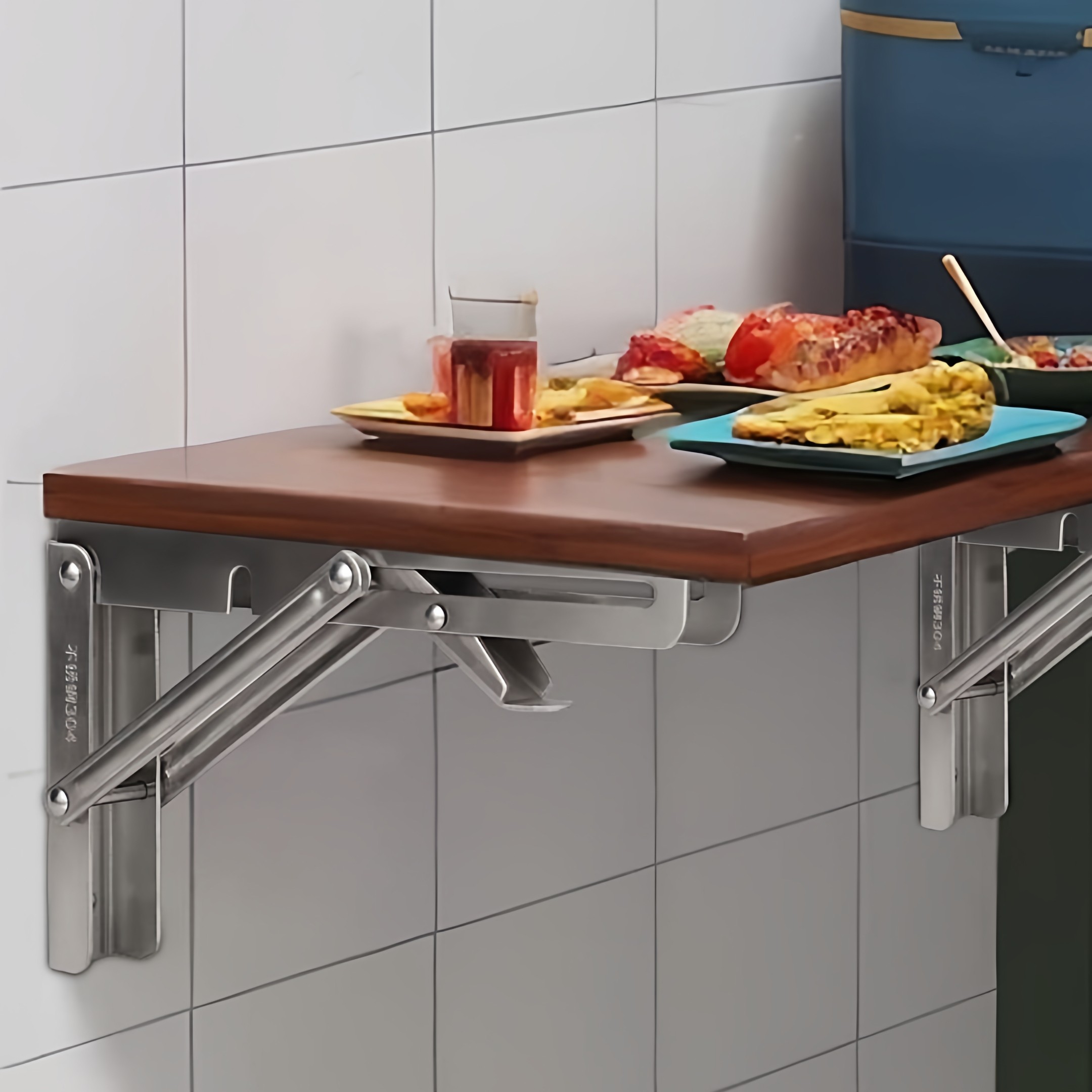 悬空隔板直三角支撑架可折叠收纳层板托活动支架伸缩固定置物板架