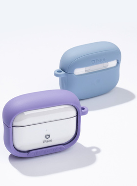 iFace透明防摔耳机壳适用于Airpods4/Airpods pro 3/2/1代耳机壳airpods3硬壳耳机保护壳防尘可DIY简约