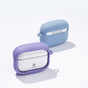 iFace透明防摔耳机壳适用于Airpods4 Airpods pro 1代耳机壳airpods3硬壳耳机保护壳防尘可DIY简约