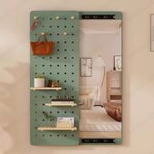 德国品质隐形穿衣镜全身关闭贴墙隐藏家用遮挡玄关推拉试衣镜子洞