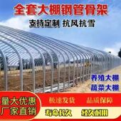 德国品质大棚骨架钢管全套温室种植蔬菜大棚拱杆支架养殖棚简易养