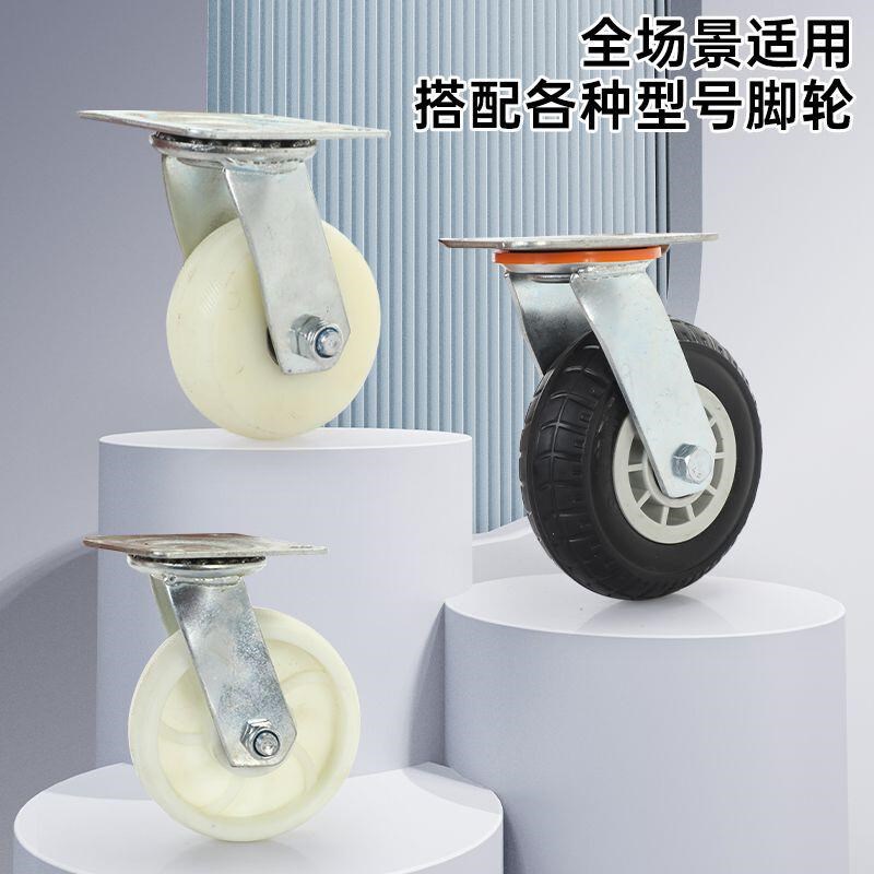 钢管小推车拉货搬运车方管手推车钢板货车平板Q车折叠静音四轮拖