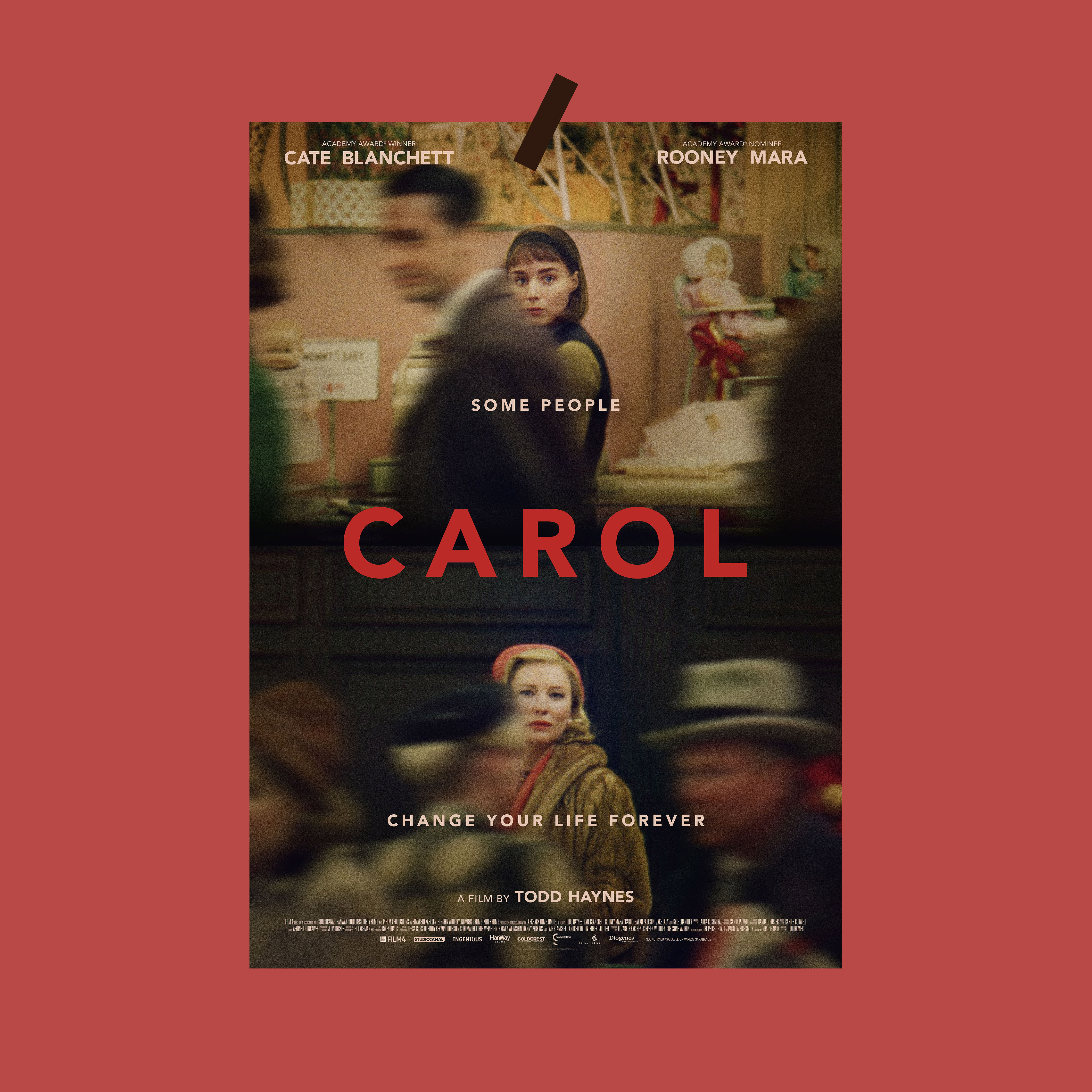 carol卡罗尔电影海报凯特布兰切特文艺画报卧室墙面装饰画