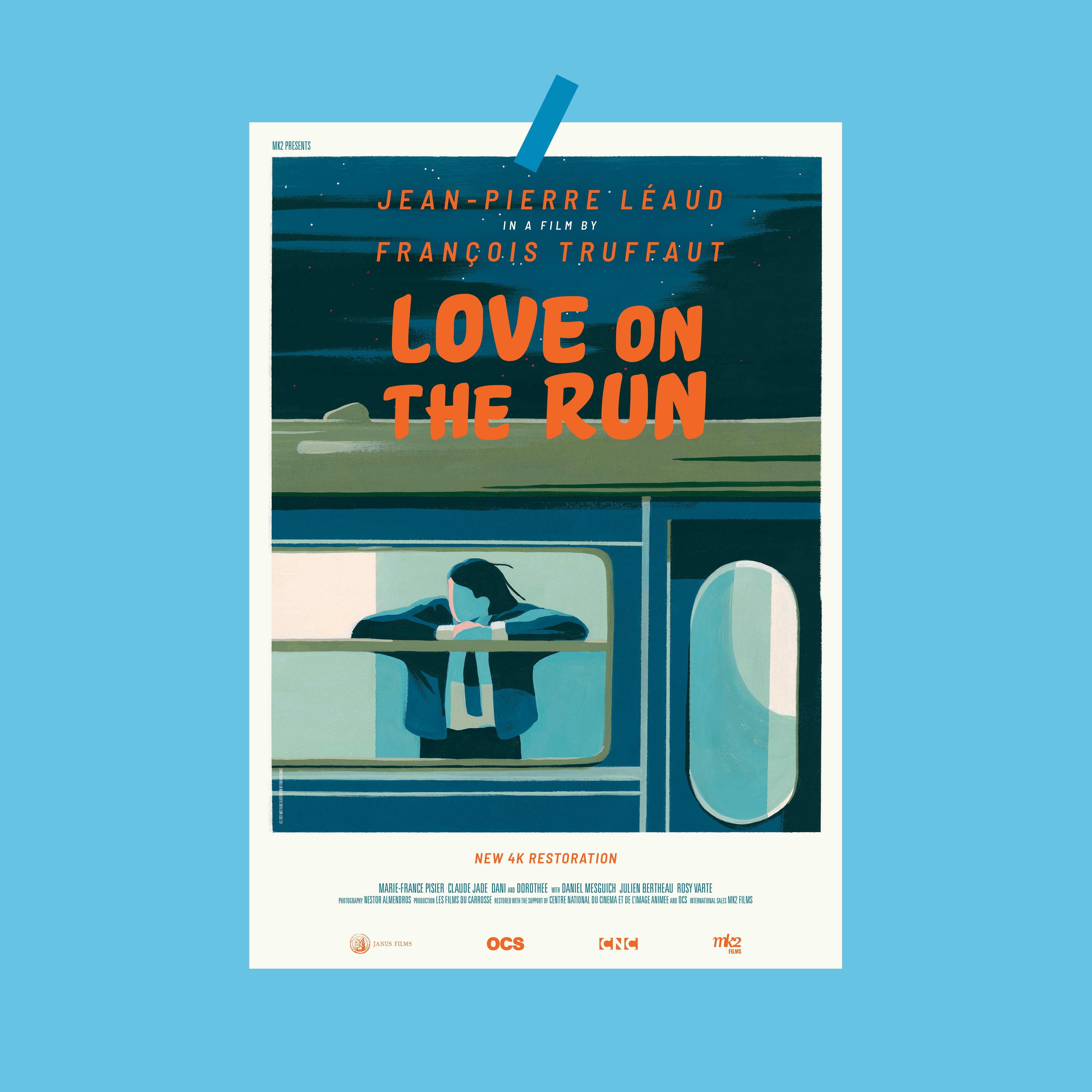 特吕弗电影海报爱情狂奔婚姻生活法国新浪潮墙贴装饰画报