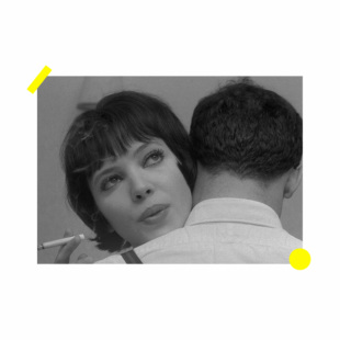 戈达尔随心所欲电影海报安娜卡里娜卧室客厅白墙装饰画报