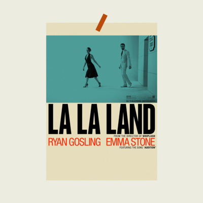 爱乐之城 La La Land电影海报宿舍墙贴卧室客厅装饰画报背景墙