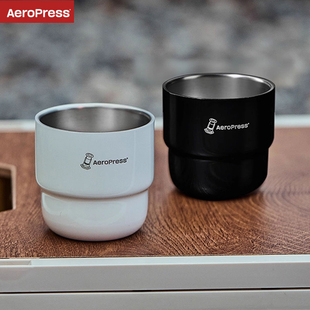 Aeropress爱乐压咖啡杯不锈钢萃取杯分享杯水杯户外露营旅行杯子