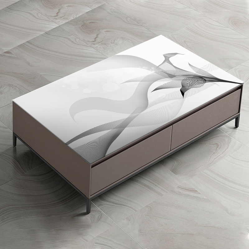 现代简约清新桌布防水防油免洗印花软玻璃茶几餐桌垫pvc防烫加厚