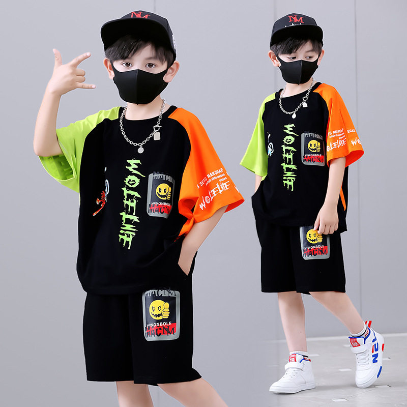 男童套装短袖六一节夏装中大儿童