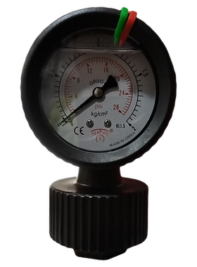 雅德PP隔膜压力表2㎏/cm²/28psi充油2