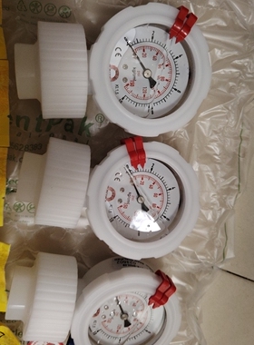 台湾华记SAFE GAUGE隔膜压力表GS-AE单面PVDF压力计STIKO 10kg