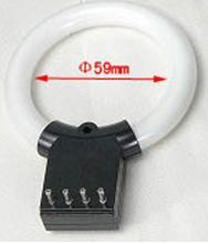 2025冲皇冠黑色外壳一件代发MINILAMP 显微镜灯管220V8W内径58MM