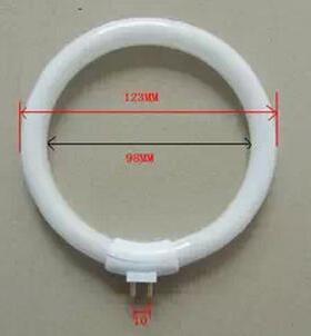 外四脚台式放大镜环形灯管T4 12W 环形管三基色光源外径123内径98