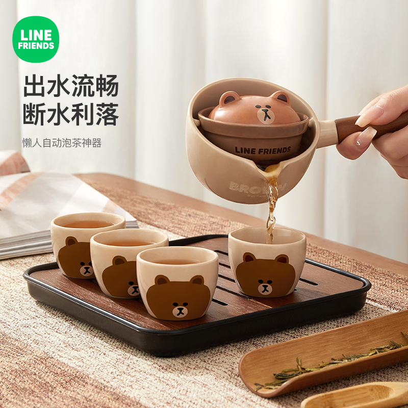 这款小熊茶具直接戳中我的少女心