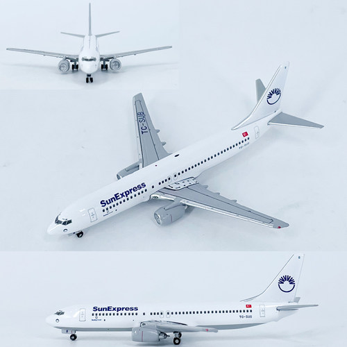1:500阳光快运航空波音737-800客机TC-SUB飞机模型合金仿真成品