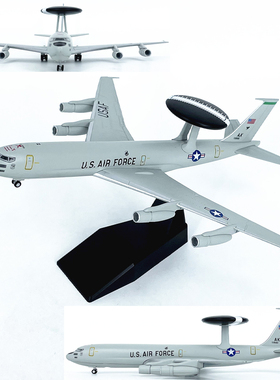 1:200美国E-3预警机E3飞机模型静态完成品收藏摆件AMER