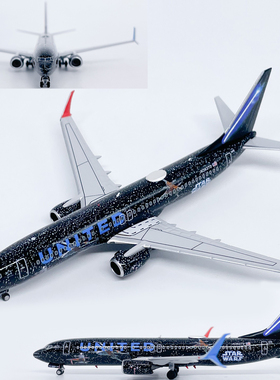 NG1:400联合航空B737-800客机N36272仿真飞机模型合金摆件58133