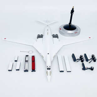 1:144俄罗斯图160远程轰炸机TU-160仿真飞机模型合金摆件收藏级