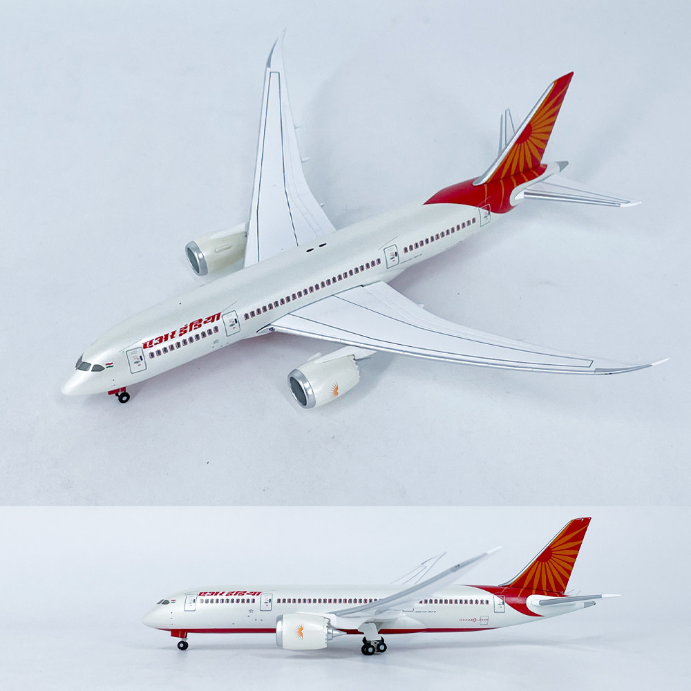 1:400印度航空波音787-8客机飞机模型合金成品收藏