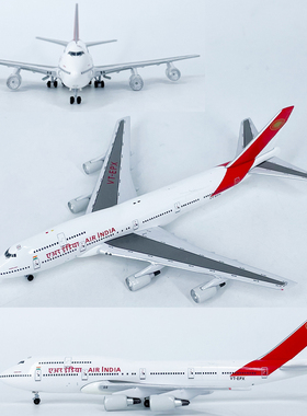 1:500印度航空波音747-300客机VT-EPX飞机模型合金仿真成品
