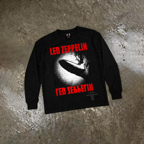 我不是姜 Vintage齐柏林飞艇vtgT恤LED ZEPPELIN高街春秋长袖纯棉