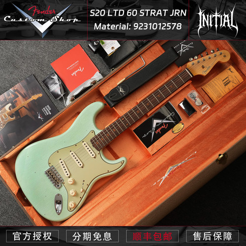 Fender/芬德 CS S20 LTD 60 STRAT JRN -FASRF 做旧冲浪绿电吉他