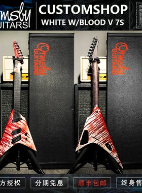 初始化 澳产Ormsby Customshop white w/blood v 7s 电吉他 现货
