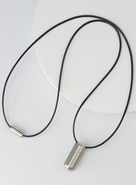 钛合金胶囊形迷你防水仓随身便携式药瓶装急救药物收纳瓶药盒吊坠