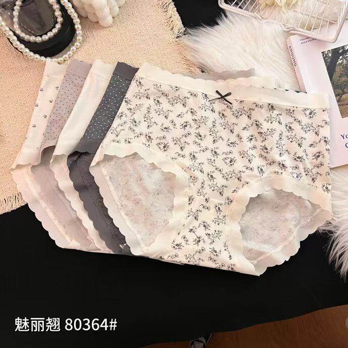 低调灰色系甜美内裤女