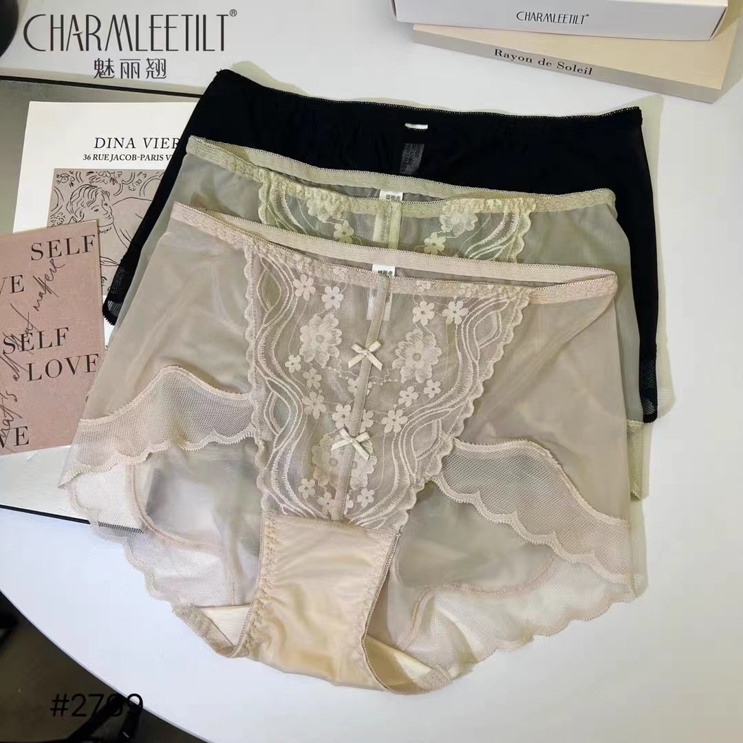 魅丽翘新款内裤女性感蕾丝无痕