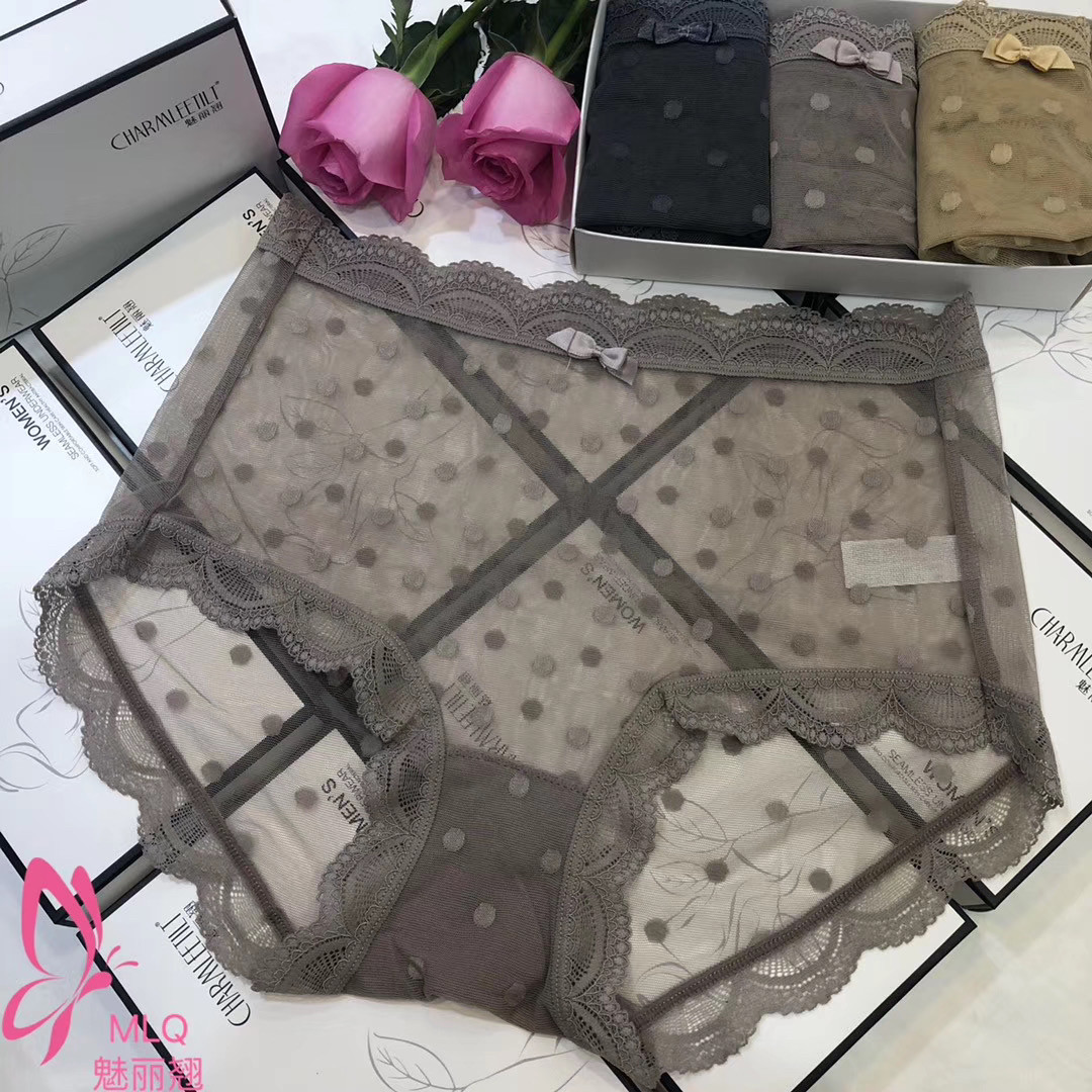 魅丽翘精品三条盒装高腰内裤女