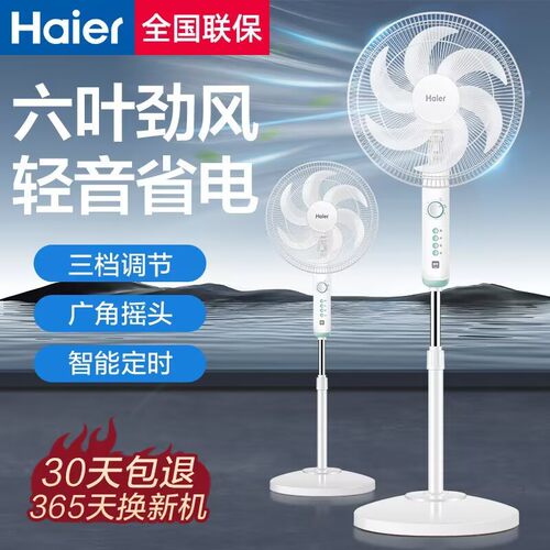 2025新款落地式摇头遥控电风扇