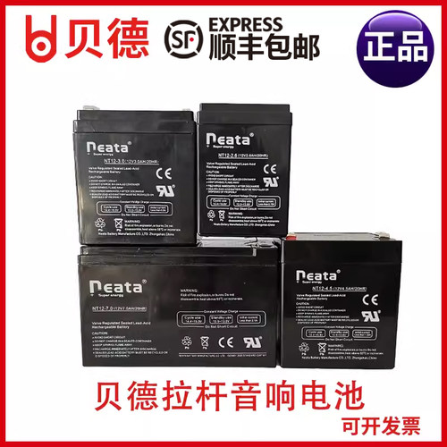 贝德拉杆音响电池电瓶铅酸电池