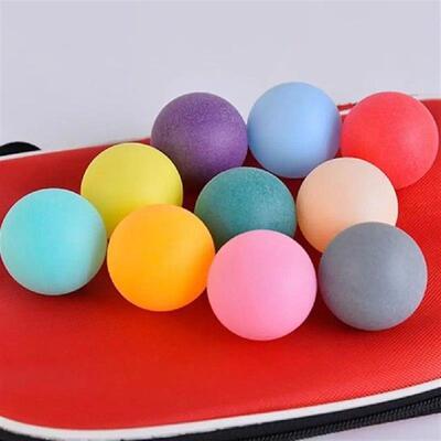 50Pcs Colored Pingpong Balls Round Table Tennis Balls