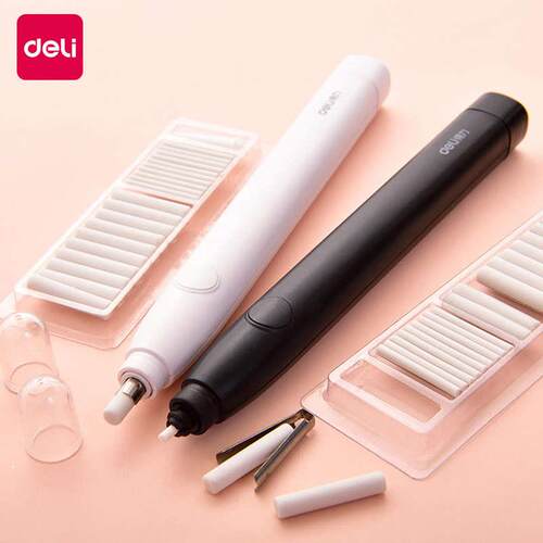 Deli Mechanical Pencil Eraser Drawing Cute Kneaded Electric