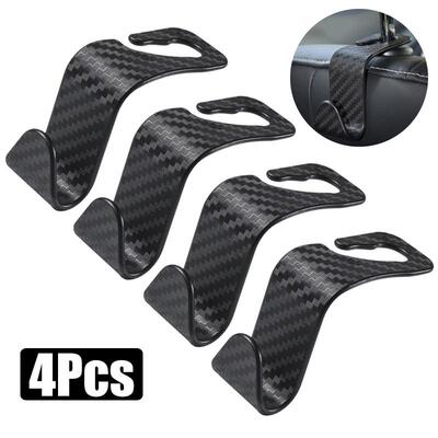 1/2/4Pcs Universal Auto Seat Headrest Hook Storage Hanger Ca