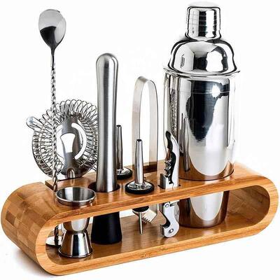 Mixology Bartender Kit 10Piece Bar Tool Set with Stylish