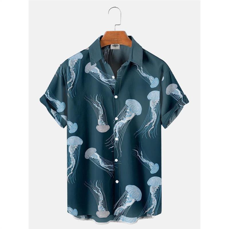 3D animal plussize shortsleeved shirt 3D动物大码短袖衬衣