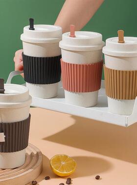 Reusable cup coffee cup outdoor sealed plastic coffee cup po