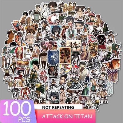 100pcs Anime Stickers Demon Slayer Hunter X Graffiti DIY Lug