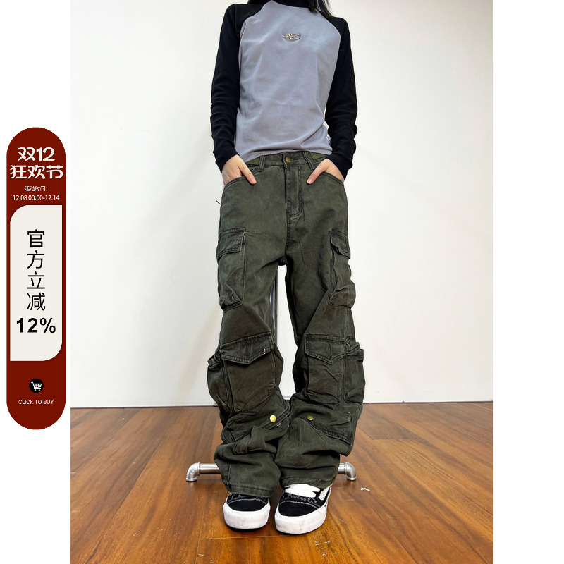 F383长裤工装裤美式休闲裤