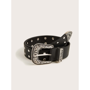 饰 朋克风复古皮带装 F383 2026腰带y2k男女设计感小众cleanfit美式