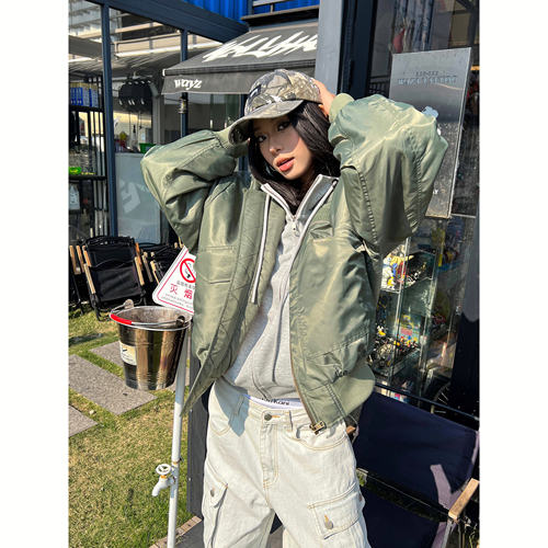 【F383】飞行员夹克棉服