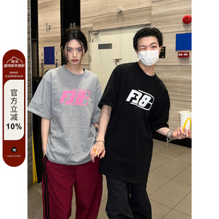 ins 四色简约T恤男女百搭休闲宽松短袖 F383 2023AW国潮原创基础款