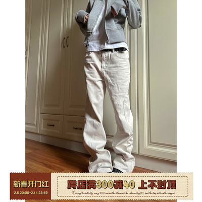 【F383】休闲百搭白色长裤