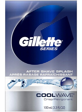 美国Gillette吉列须后水coolwave
