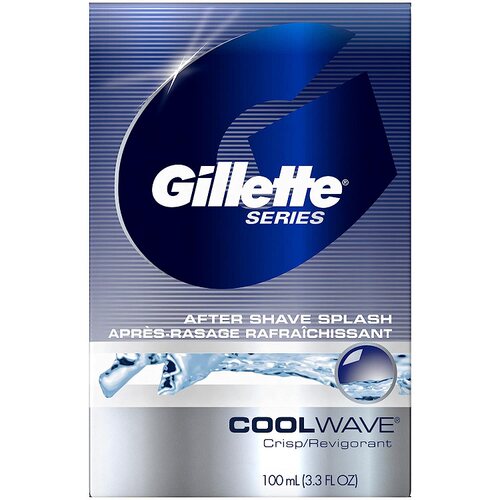 美国Gillette吉列须后水coolwave
